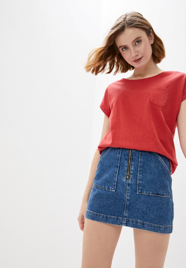 

Футболка Mavi, Красный, BASIC SHORT SLEEVE TOP