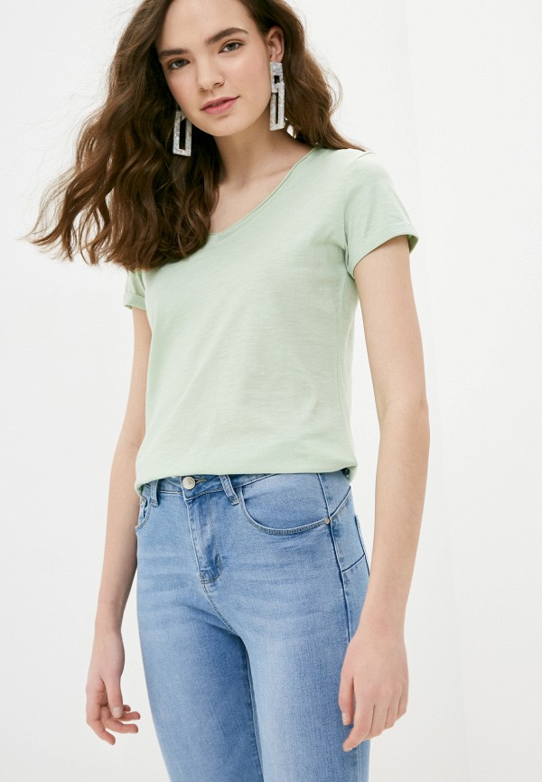 

Футболка Mavi, Зеленый, BASIC V NECK T-SHIRT