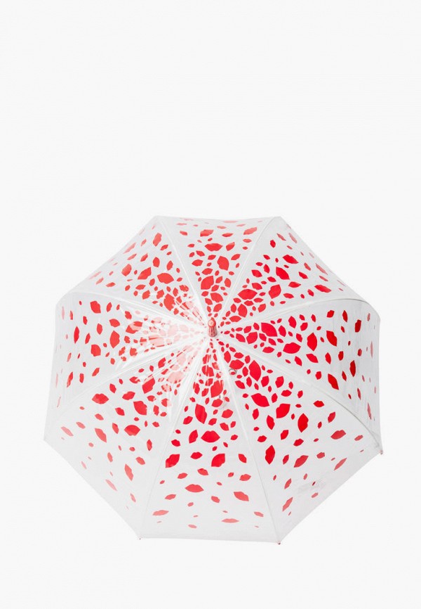 

Зонт-трость Fulton, Красный, Lulu Guinness Raining Lips