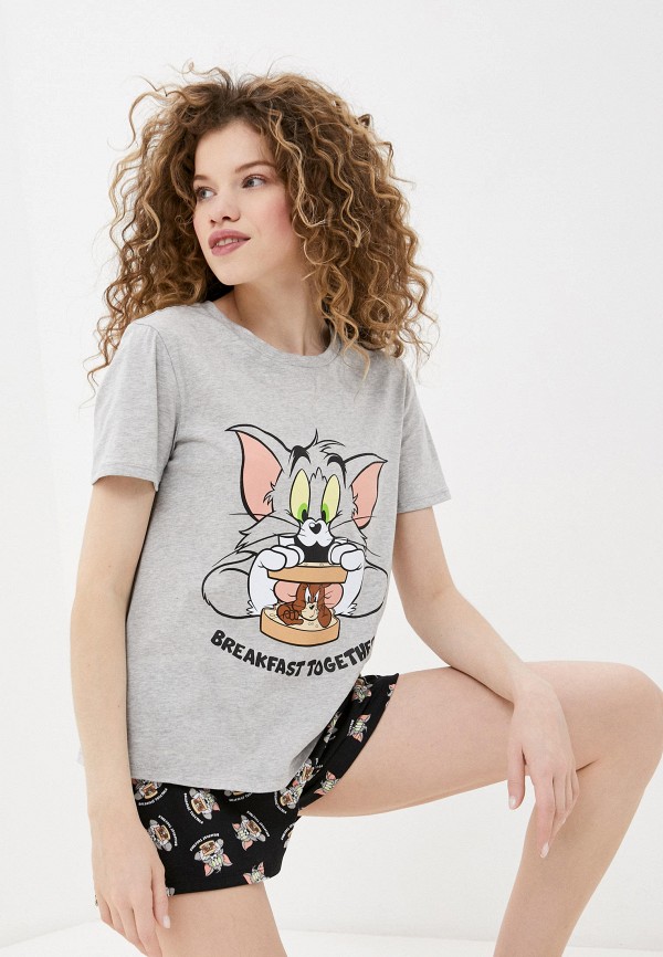 

Пижама Tezenis, Серый;черный, Tezenis MP002XW05RB2