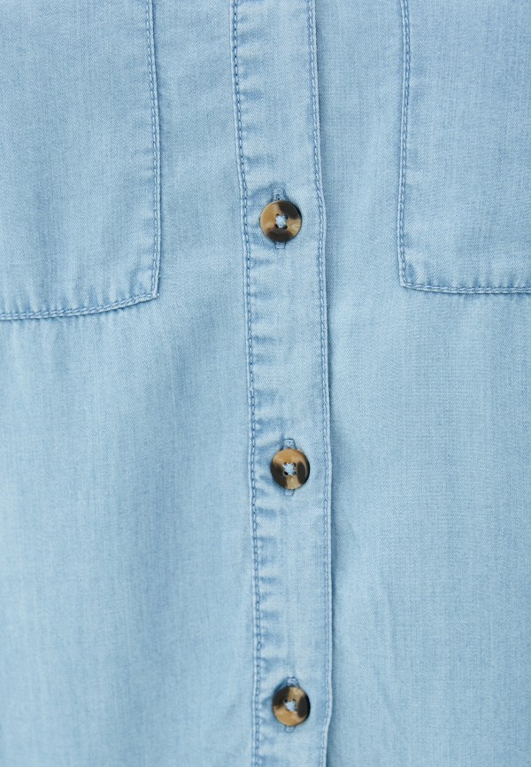Рубашка джинсовая O'stin цвет голубой  Фото 4