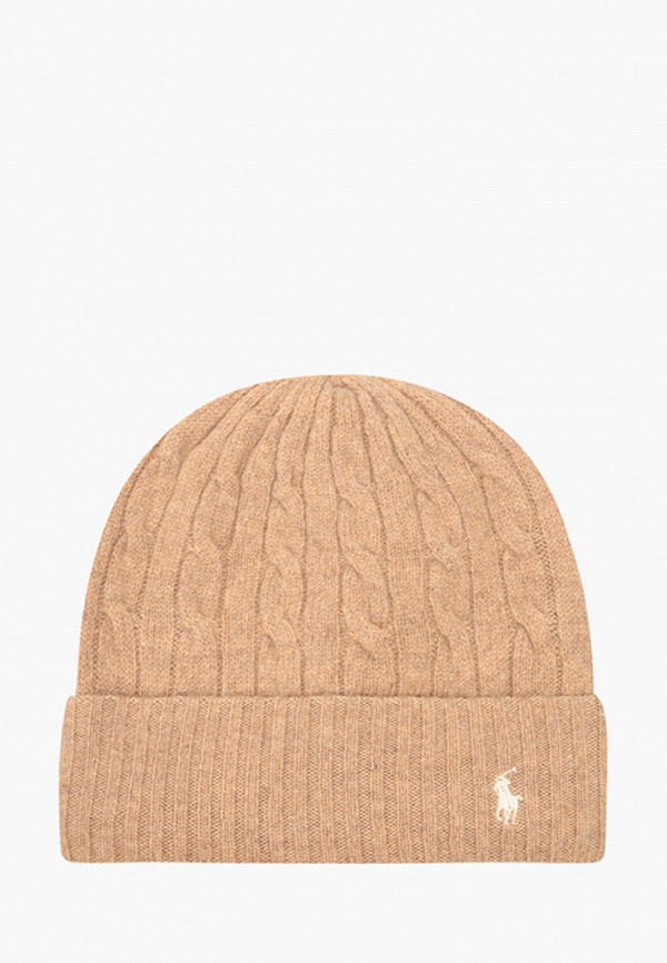 

Шапка Polo Ralph Lauren, Бежевый, Polo Ralph Lauren MP002XW05SCS