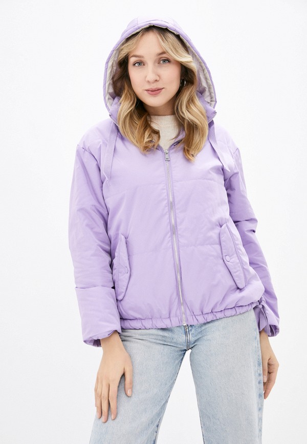 Куртка утепленная Снежная Королева цвет фиолетовый 