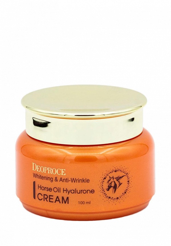 

Крем для лица Deoproce, Оранжевый, с гиалуроновой кислотой Horse Oil Hyalurone Cream, 100 ml