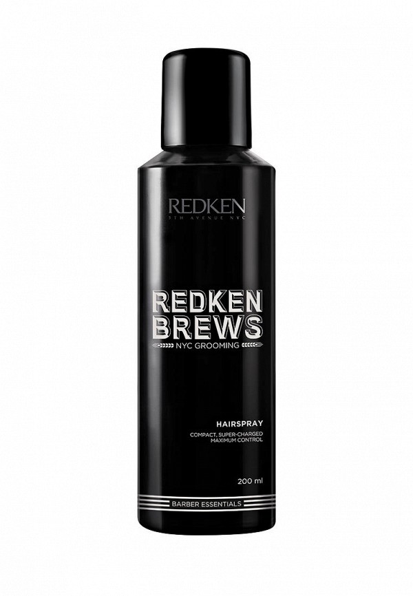 

Спрей для волос Redken, Черный, фиксирующий сильной фиксации Redken Brews Hairspray, 200 мл
