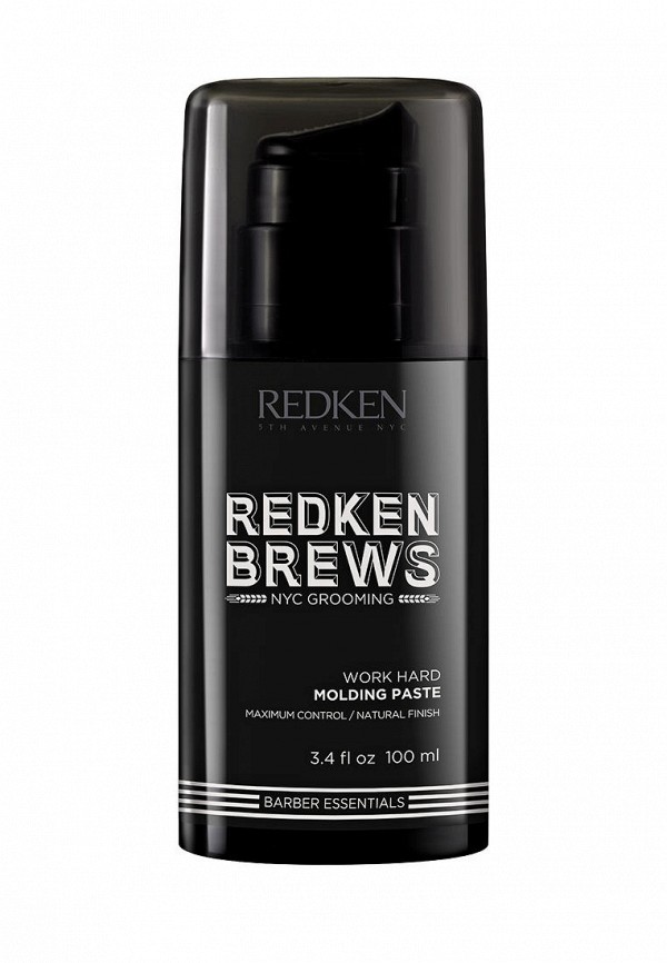 

Помада для волос Redken, Черный, моделирующая паста Redken Brews Work Hard Molding Past, 100 мл