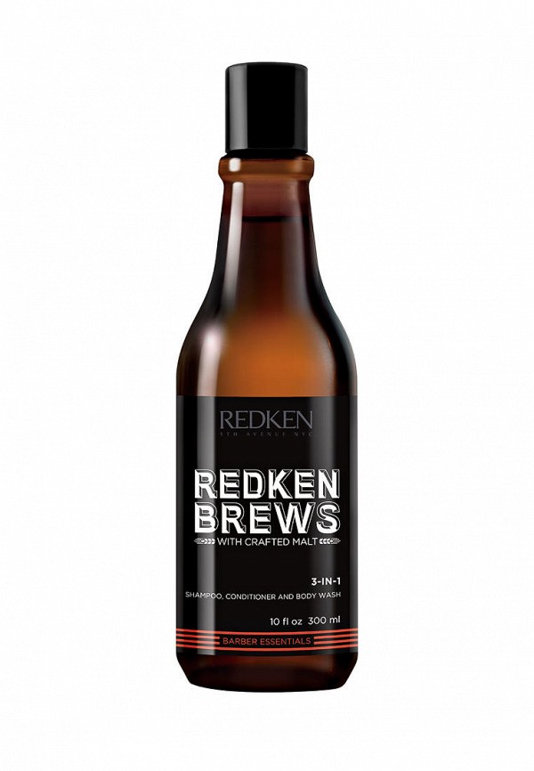 

Шампунь Redken, Коричневый, бальзам и гель для душа Redken Brews 3-IN-1, 300 мл
