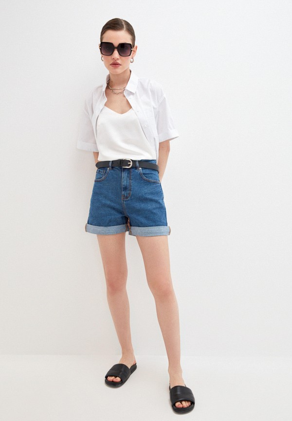 фото Шорты джинсовые zarina