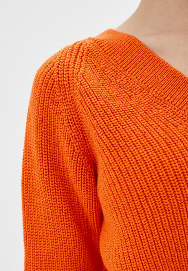 Пуловер MaryTes цвет оранжевый  Фото 4