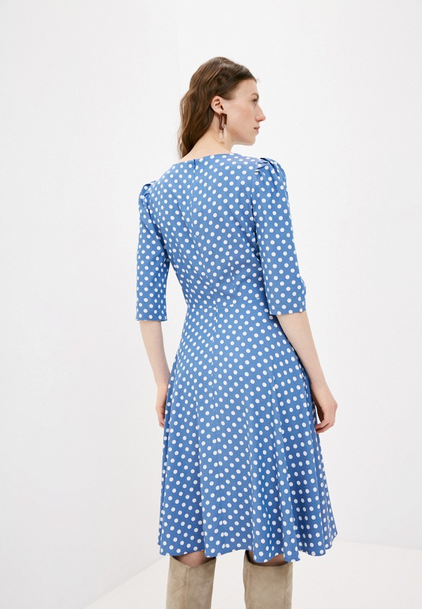 Платье Анна Голицына цвет голубой  Фото 3