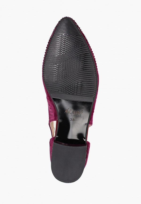 Туфли Ascalini цвет фиолетовый  Фото 5