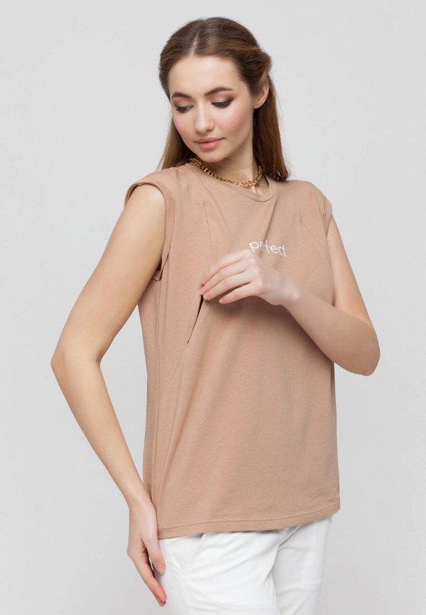 

Майка Юла Мама, Бежевый, Юла Мама MP002XW060FK