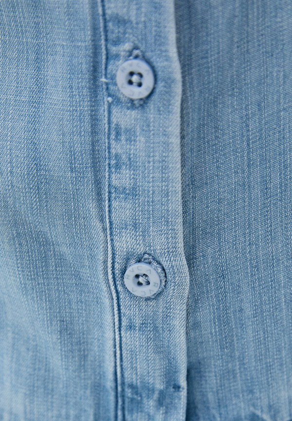 Комбинезон джинсовый RVCA цвет голубой  Фото 4