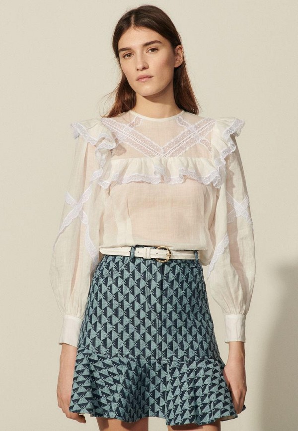 

Блуза Sandro, Белый