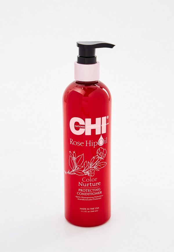 

Кондиционер для волос CHI, Прозрачный, CHI ROSE HIP OIL, поддержание цвета, 340 мл