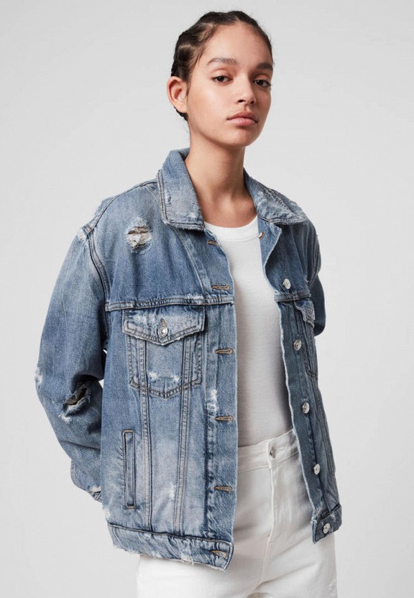 

Куртка джинсовая AllSaints, Голубой, AllSaints MP002XW063JE