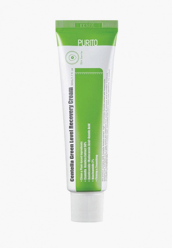 

Крем для лица Purito, Белый, с центеллой Centella Green Level Recovery Cream, 50 мл