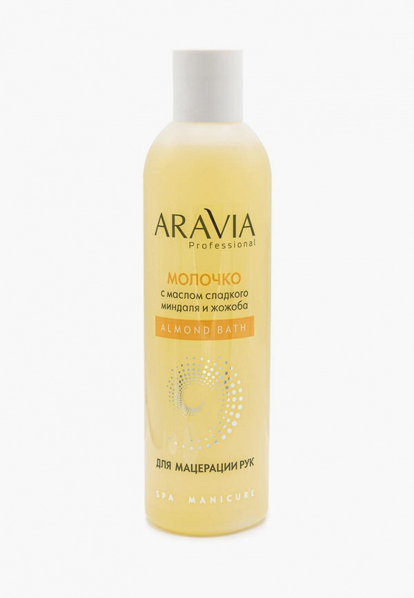 

Крем для рук Aravia Professional, Желтый, молочко с маслом миндаля и жожоба "Almond Вath", 300 мл.