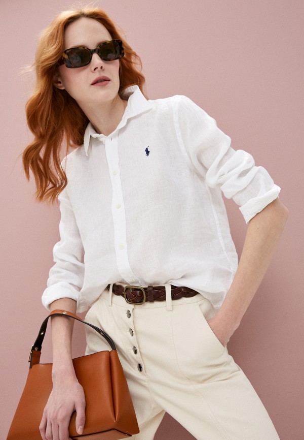 Рубашка Polo Ralph Lauren цвет белый  Фото 2