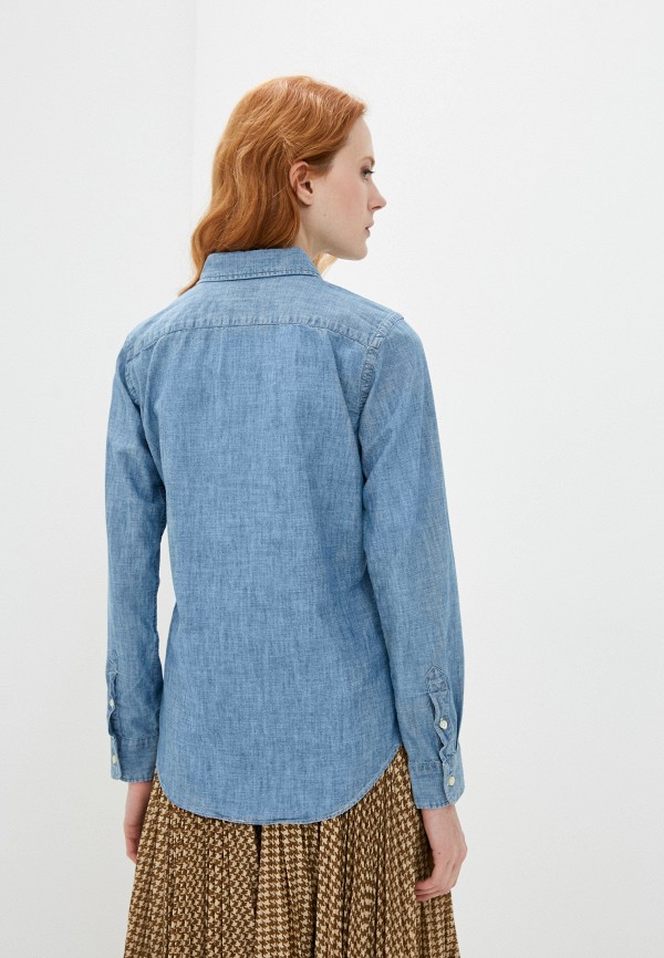 Рубашка джинсовая Polo Ralph Lauren цвет синий  Фото 4
