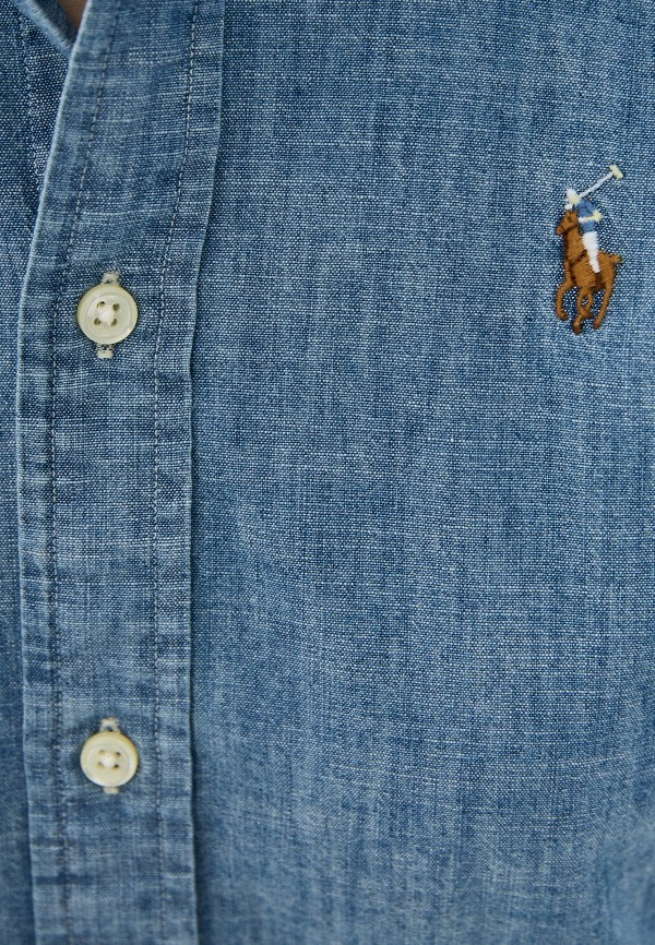 Рубашка джинсовая Polo Ralph Lauren цвет синий  Фото 5