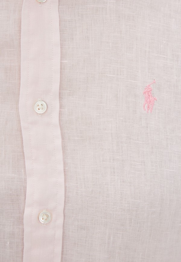 Рубашка Polo Ralph Lauren цвет розовый  Фото 5