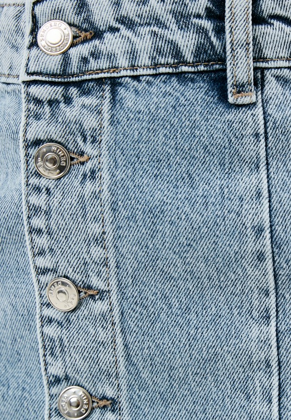 Юбка джинсовая Fadjo цвет голубой  Фото 4