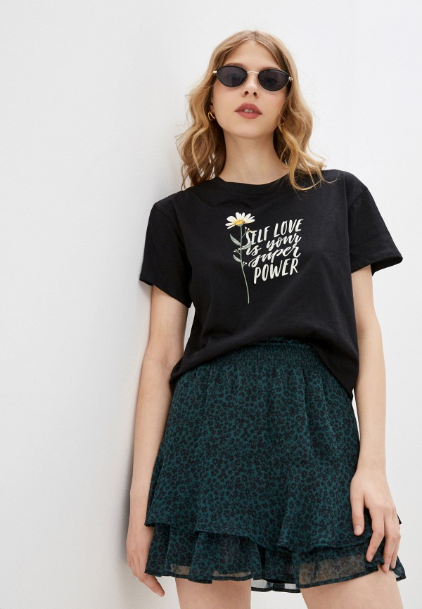 

Футболка Mavi, Черный, SELF LOVE PRINTED T-SHIRT
