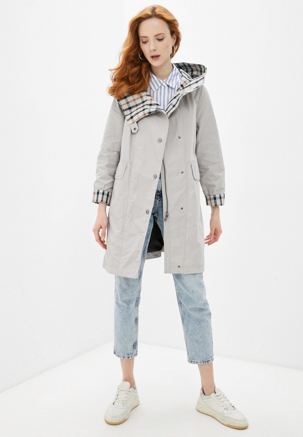 Плащ Dixi-Coat серый, размер 62, фото 2