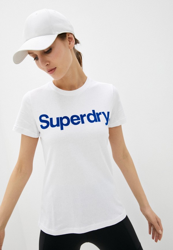

Футболка Superdry, Белый, CL FLOCK TEE