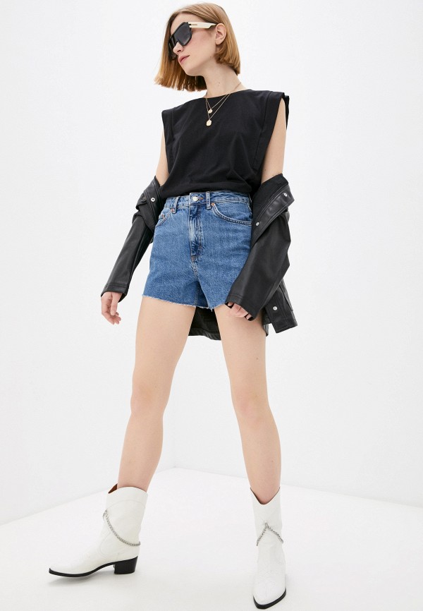фото Шорты джинсовые topshop