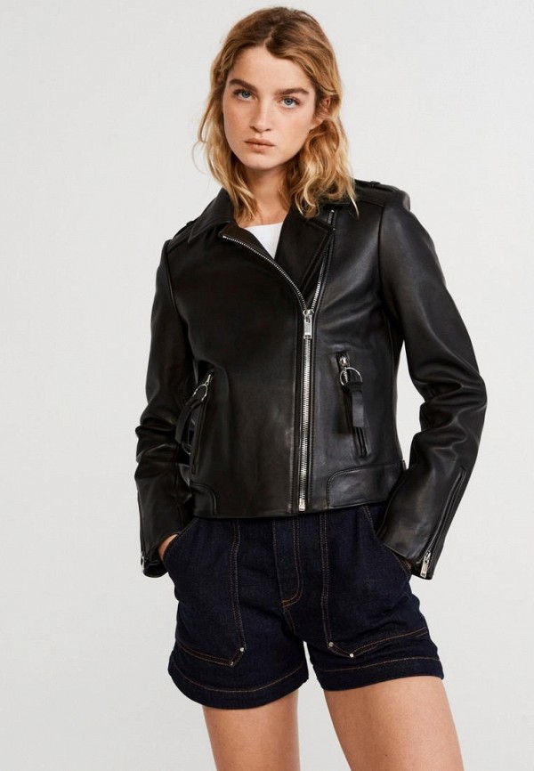 

Куртка кожаная Claudie Pierlot, Черный