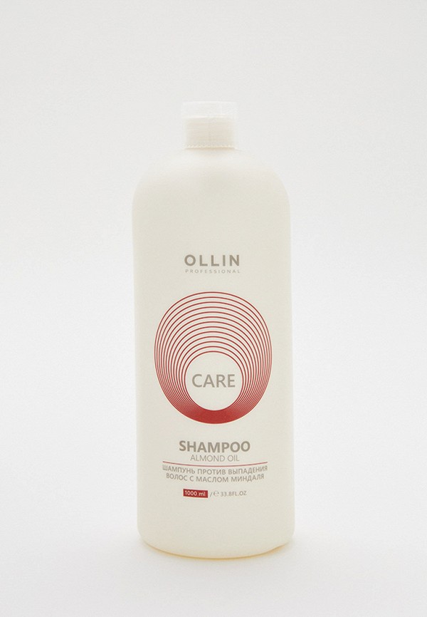 Шампунь Ollin против выпадения волос CARE OLLIN PROFESSIONAL с маслом миндаля, 1000 мл ollin care шампунь для против выпадения волос с маслом миндаля 1000мл и маска 500мл
