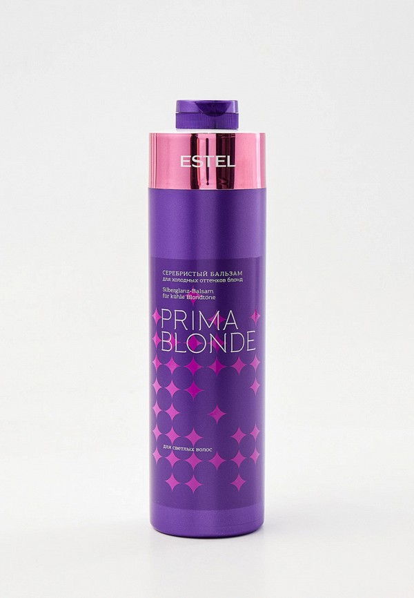 

Бальзам для волос Estel, Прозрачный, PRIMA BLONDE, для холодных оттенков блонд, ESTEL PROFESSIONAL серебристый, 1000 мл