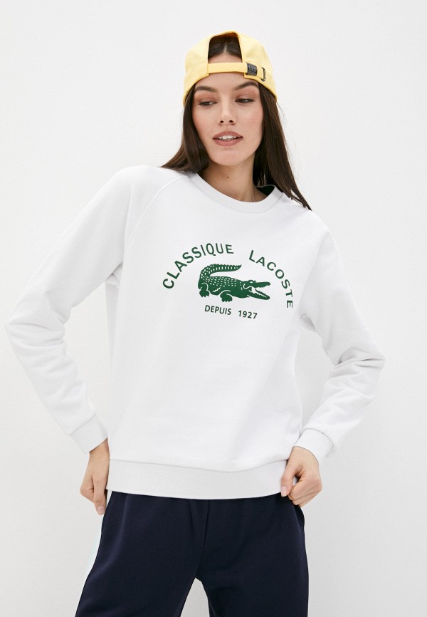 Свитшот Lacoste цвет белый 