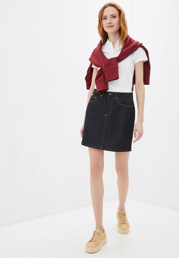 

Юбка джинсовая Lacoste, Синий