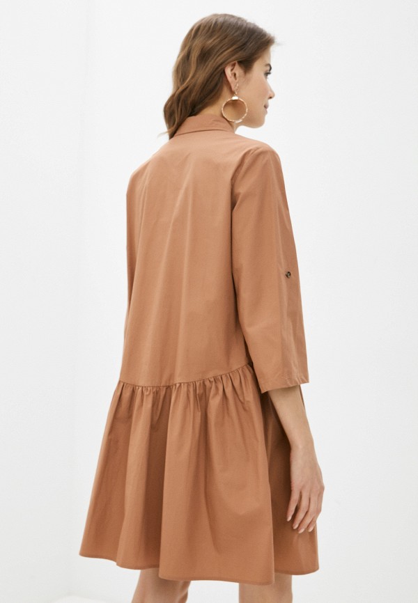 Платье Baon цвет коричневый  Фото 3