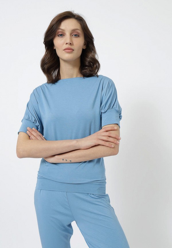 Пижама Luisa Moretti цвет голубой  Фото 2