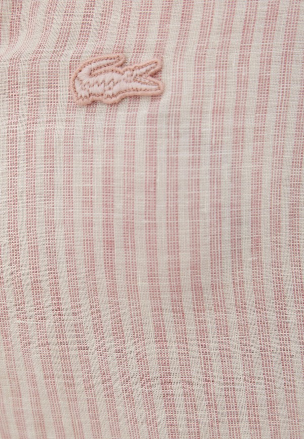 Рубашка Lacoste цвет розовый  Фото 4