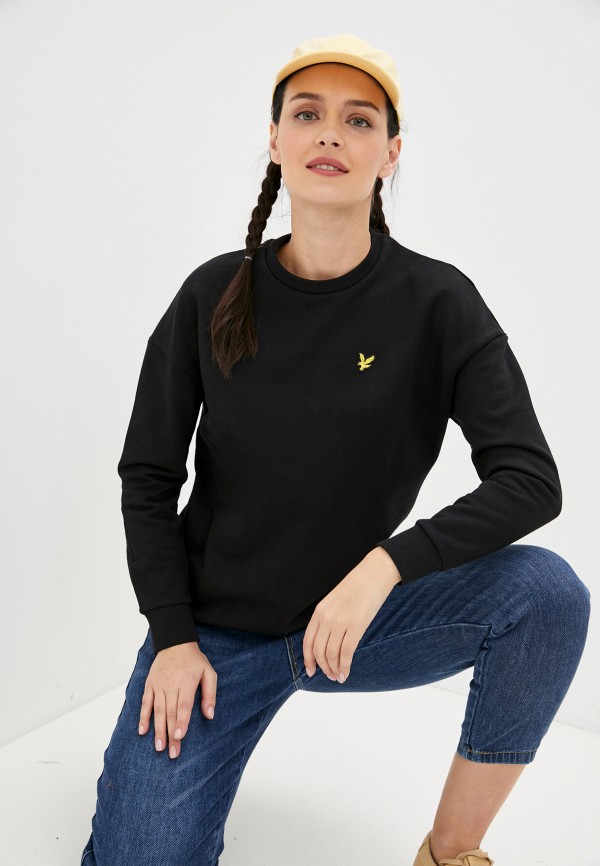 Свитшот Lyle & Scott цвет черный 