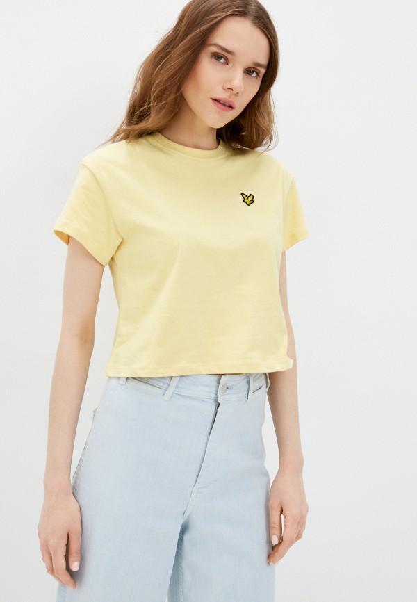 

Футболка Lyle & Scott, Желтый, Cropped T-shirt