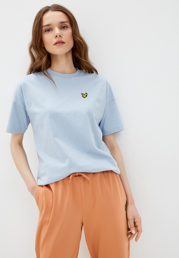 

Футболка Lyle & Scott, Голубой, Oversized T-shirt