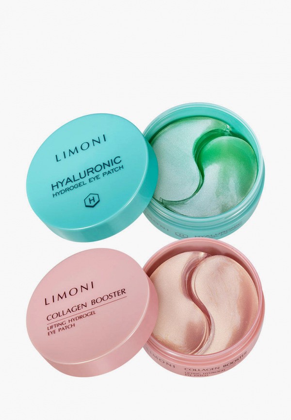 

Патчи для глаз Limoni, Разноцветный, гидрогелевые с гиалуроном Hyaluronic Hydrogel 60 шт. и с коллагеном Collagen Booster Lifting 60 шт.