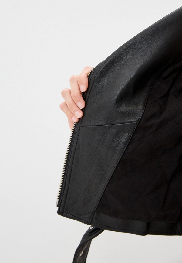 Куртка кожаная Michael Michael Kors цвет черный  Фото 7