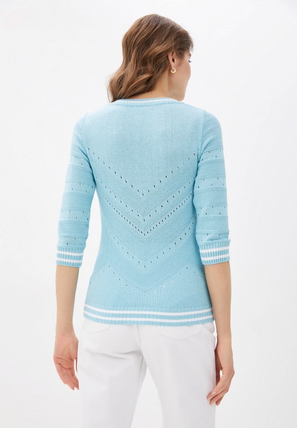 Пуловер Стим цвет голубой  Фото 3
