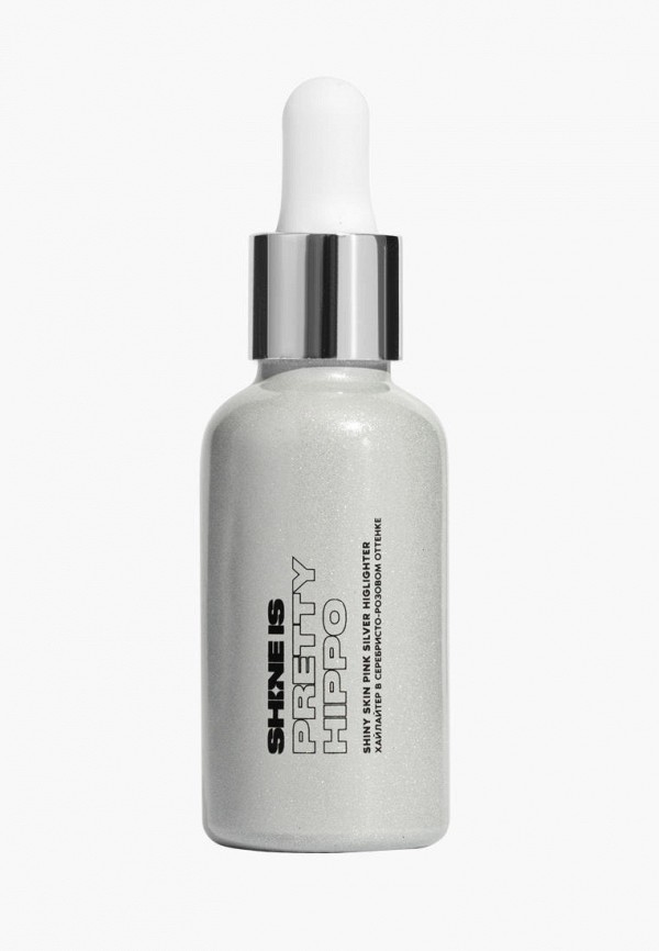 

Хайлайтер Shine Is, Серебряный, Shiny Skin Pink Silver Higlighter, 30 мл