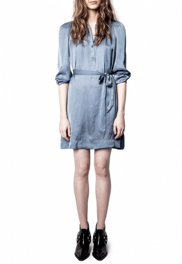 

Платье Zadig & Voltaire, Голубой, Zadig & Voltaire MP002XW06NQI