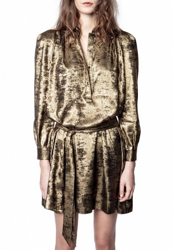 

Платье Zadig & Voltaire, Золотой, Zadig & Voltaire MP002XW06NQK