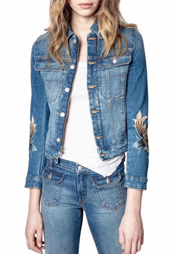 

Куртка джинсовая Zadig & Voltaire, Голубой, KIOKY DENI