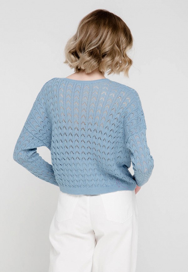 Пуловер Fors цвет голубой  Фото 3